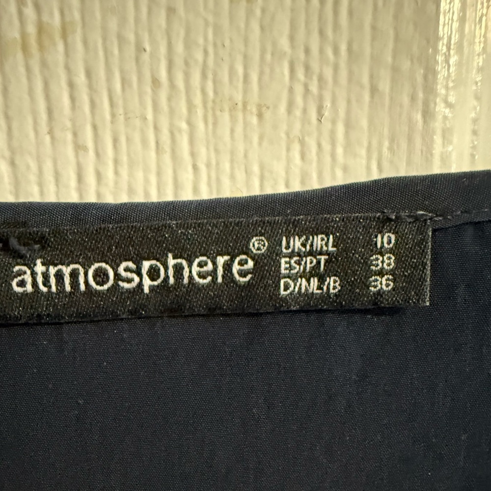 π Atmosphere Navy Buttoned Mini Dress - Picture 5 of 6